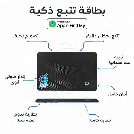 لا تفقد أغراضك بعد اليوم – بطاقة تحديد مواقع ذكية بتقنية متطورة