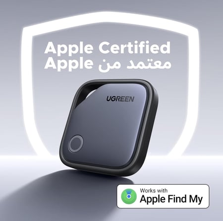 جهاز تعقب UGREEN Smart Tag متوافق مع Apple Find My - الرؤية الذكية