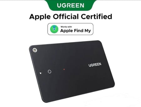 بطاقة تتبع يوجرين قابلة للشحن متوافقة Apple Find My - الرؤية الذكية