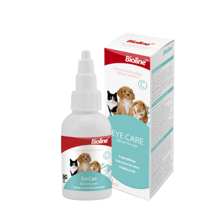 قطرات العناية بعيون الحيوانات الأليفة من بيولاين 50 مل