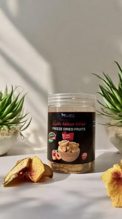 خوخ مجفف بالتجميد