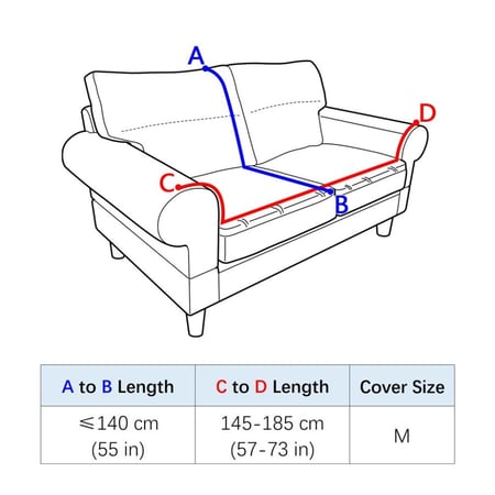 طقم غطاء كنب 4 قطع كلاسيك - تيفاني