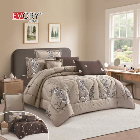 طقم مفرش ايليف الصيفي وجهين ميكروفايبر - جودة فاخرة