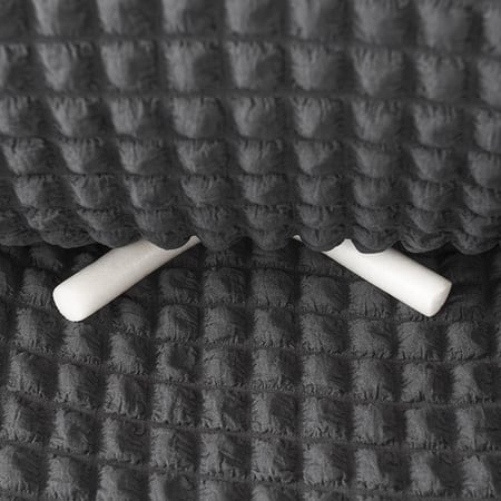 غطاء الكنب ثلاثي (3 مقاعد) - رمادي