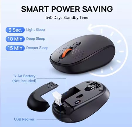 فأرة ماوس لا سلكي مريح سريع الاستجابة صوت منخفض من براند Baseus