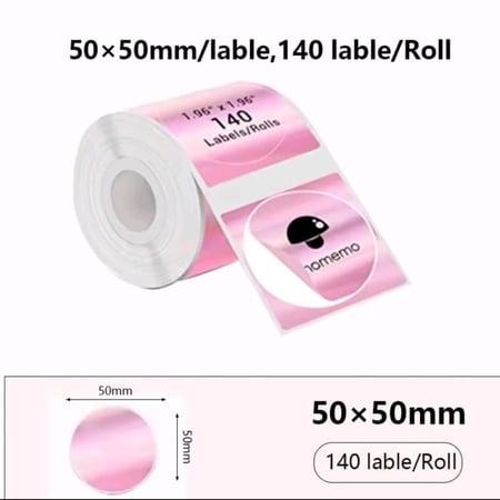 أوراق طباعة ملصقات حرارية صغيرة مميزة ورق نماذج وأشكال متعددة