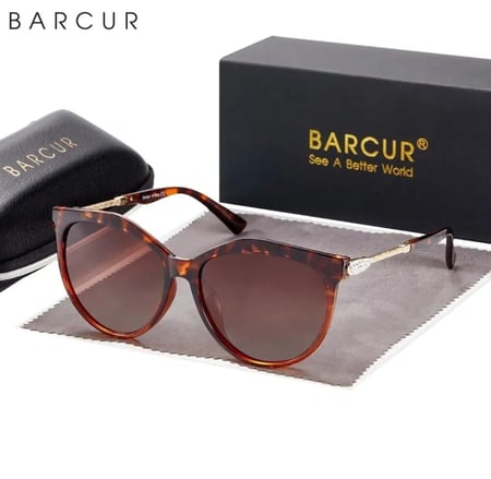 نظارات شمسية نسائية من باركور مقاومة للأشعة فوق البنفسجية بمعيار UV400