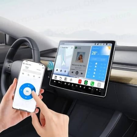 Ottocast P3 Pro AI Box: صندوق سيارة ذكي (Android 13) | Wireless CarPlay & Android Auto | مخرج HDMI مزدوج | Snapdragon 6225