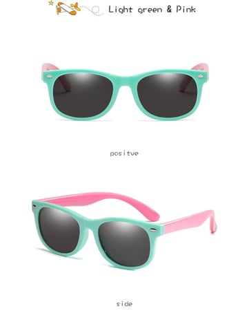 نظارات شمسية لحماية الأطفال من الأشعة فوق البنفسجية، مريحة ومرنة