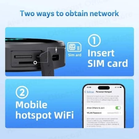 Ottocast P3 Pro AI Box: صندوق سيارة ذكي (Android 13) | Wireless CarPlay & Android Auto | مخرج HDMI مزدوج | Snapdragon 6225