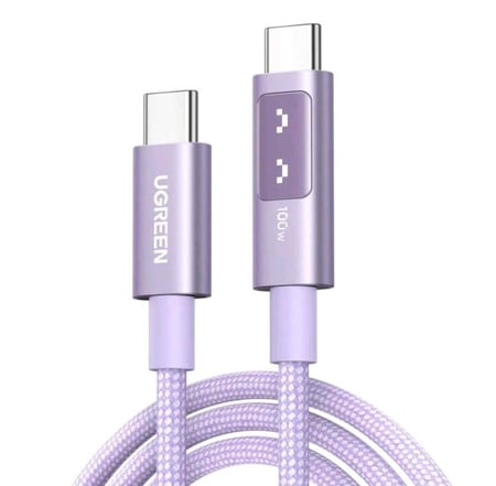 الأصلي كيبل شحن فائق للابتوب والجوال 100 واط من UGREEN أحدث إصدار