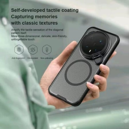 كفر Nillkin CamShield Prop لهاتف هونر ماجيك 8 برو Honor Magic 8 Pro - مع حماية كاملة للكاميرا ودعم مغناطيسي