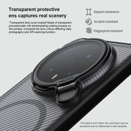 كفر Nillkin CamShield Prop لهاتف هونر ماجيك 8 برو Honor Magic 8 Pro - مع حماية كاملة للكاميرا ودعم مغناطيسي