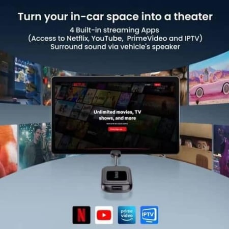 محول يوتيوب للسيارة GETPAIRR Play2video Ultra | أرخص قطعة لتشغيل YouTube و Netflix