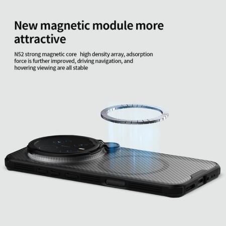كفر Nillkin CamShield Prop لهاتف هونر ماجيك 8 برو Honor Magic 8 Pro - مع حماية كاملة للكاميرا ودعم مغناطيسي