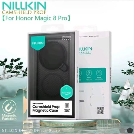كفر Nillkin CamShield Prop لهاتف هونر ماجيك 8 برو Honor Magic 8 Pro - مع حماية كاملة للكاميرا ودعم مغناطيسي