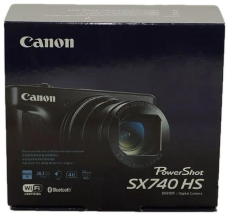 NEW Canon PowerShot SX740 HS Digital Camera Black