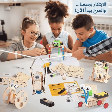 العاب تعليمية خشبية للأطفال لتعلم الكهرباء والمغناطيسية والتجارب الفيز