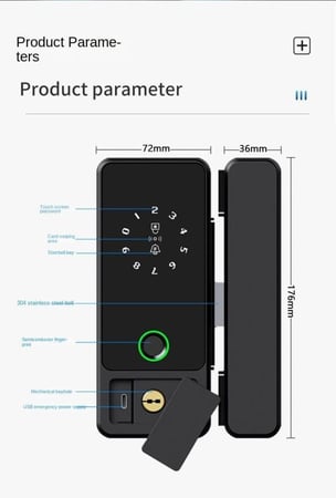 قفل ذكي Tmw Glass