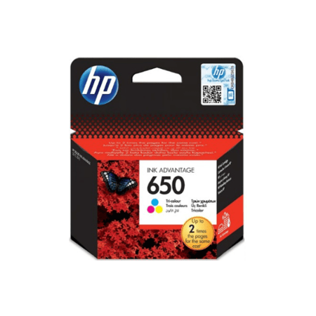 حبر طابعة hp 650 - ملون