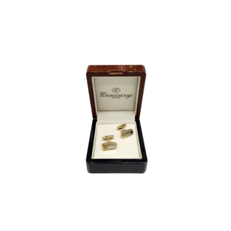 طقم كبك ذهبي علبة