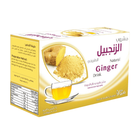 مشروب الزنجبيل الطبيعي ( الفيولا ) 24 كيس