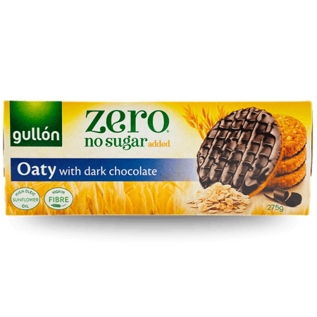 بسكويت جولون زيرو بالشوفان والشوكولاتة الداكنة 275 جرام