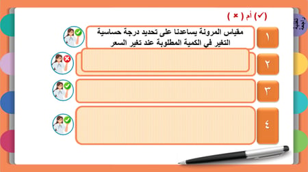 4) مرونة الطلب