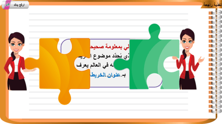 29) عناصر الخريطة (العنوان و المقياس)