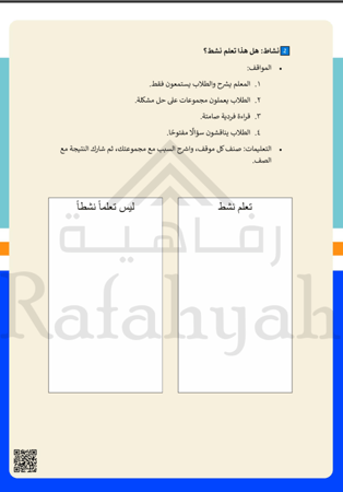 ورشة عمل 30 استراتيجية تعلم نشط – جاهزة للتطبيق