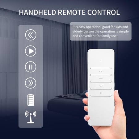 Tuya WiFi/زيجبي الكهربائية الذكية الستار المحركات ذكي مصراع المحرك مع RF البعيد اليكسا صدى جوجل مساعد 225 مللي متر