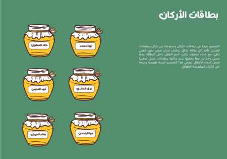 هوية فصل كاملة بثيم النحل