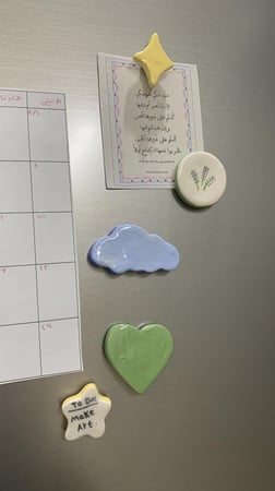 مغناطيس خزفي قلب