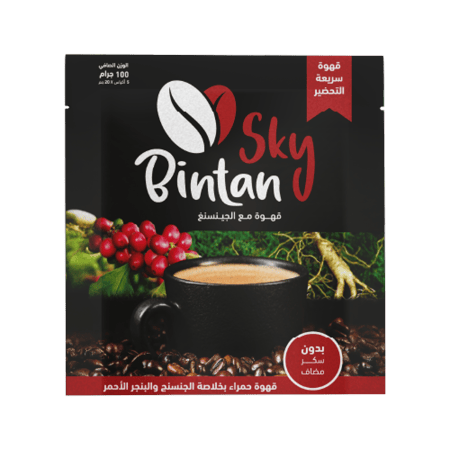 قهوة "بنتان سكاي" الفورية بالجنسنج 3+3