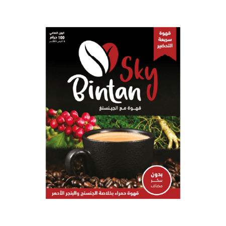 قهوة "بنتان سكاي" الفورية بالجنسنج 3+3