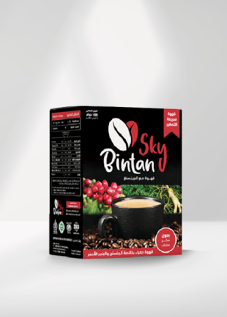 قهوة "بنتان سكاي" الفورية بالجنسنج عبوة واحدة