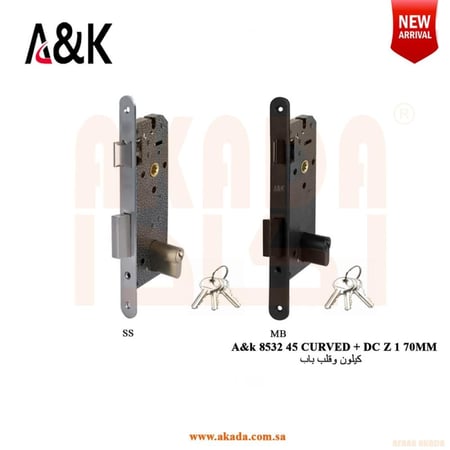 كالون دائري مع سيلندر باب A&K