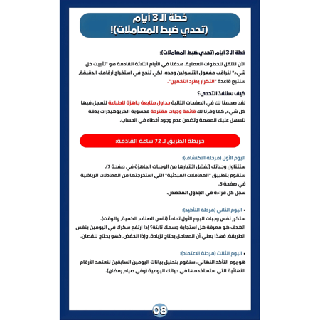 كتاب إلكتروني - سكرك تحت السيطرة خلال ٣ أيام!