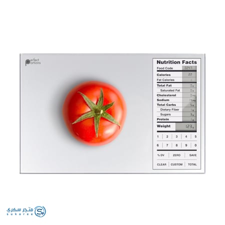 الميزان الرقمي لقياس الكاربوهيدرات والحقائق الغذائية