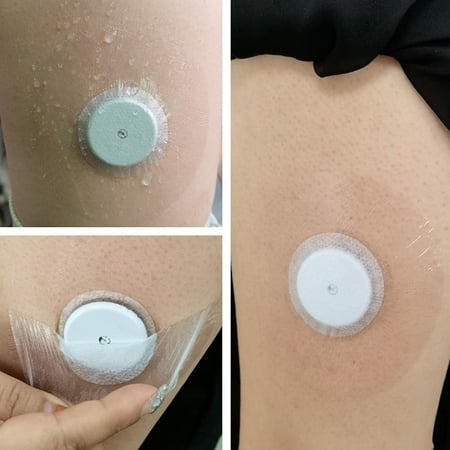 40 لصقه شفافه ضد الحساسية ولتثبيت سنسر فريستايل