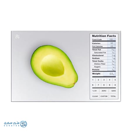 الميزان الرقمي لقياس الكاربوهيدرات والحقائق الغذائية