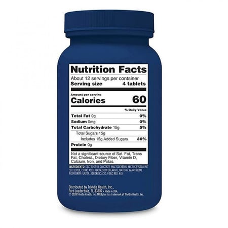 اقراص الجلوكوز بنكهات متنوعة - 50 حبة في العلبة