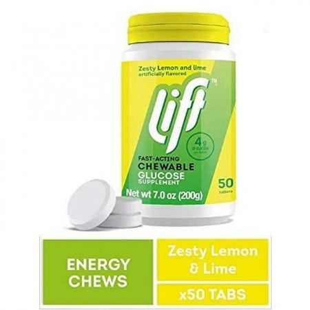 اقراص الجلوكوز بنكهة الليمون - 50 حبة في العلبة