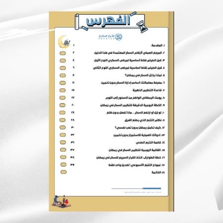 كتاب إلكتروني - الخريطة الرمضانية لمرضى السكري