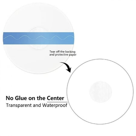 40 لصقه شفافه ضد الحساسية ولتثبيت سنسر فريستايل