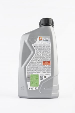 زيت محرك ديزل و بنزين تخليقي بالكامل للسيارات الحديثة يدعم دبة البيئة من اوسكار Oscar Jade Optimum SAE 5W40 ACEA C3, DPF API SP 1L