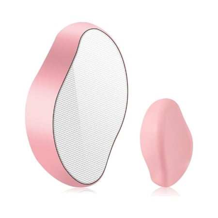 أداة كريستالية لإزالة الشعر وتقشير البشرة – تصميم محمول ولطيف على الجلد