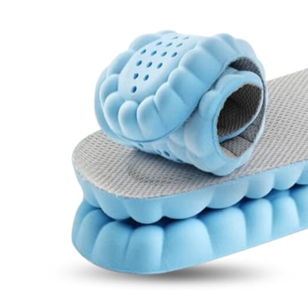 نعل رياضي مريح بتقنية امتصاص الصدمات ودعم القوس - قابل للقص والتعديل (مقاس 38-44)