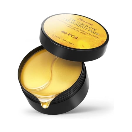 قناع تحت العين بالذهب عيار 24 من فايفوان - 60 قطعة لعلاج الانتفاخ والهالات السوداء