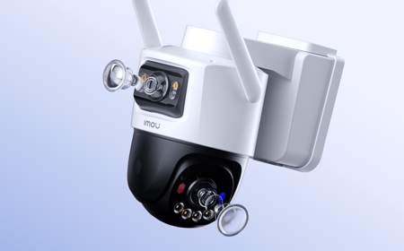 Imou Dual lens كاميرا ايمو طاقة شمسية واي فاي و شريحة